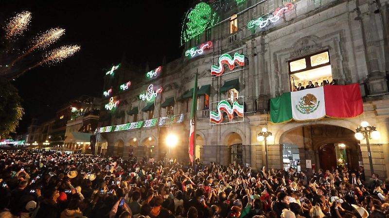 Armenta Mier reconoce en su primer Grito de Independencia a Claudia Sheinbaum